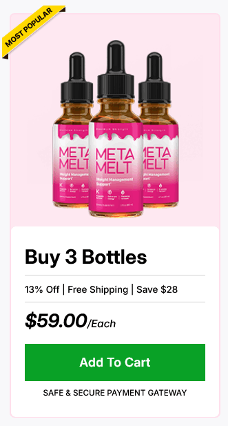 Meta-Melt-three-bottle - order-now-( Ninety Days Supply) - image